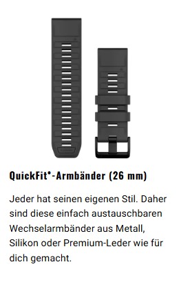 Garmin Divers Silikonband Ref.-Nr.: 010-13281-00