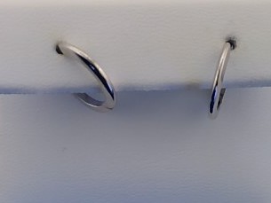 Max Fr&ouml;hlich Ohrschmuck Ref.-Nr.: 666/196316 925/- Silber, Rhodiniert