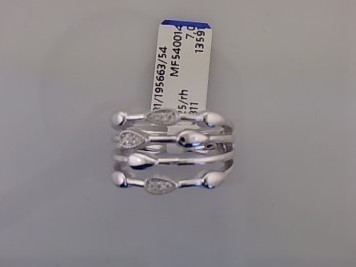 Max Fr&ouml;hlich Ringe Ref.-Nr.: 481/195663/62 925/- Silber, Rhodiniert Zirkonia  Wei&szlig;  Ringgr&ouml;&szlig;e 62