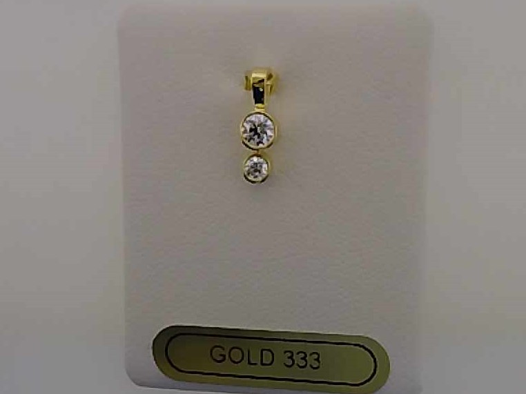 Max Fr&ouml;hlich Halsschmuck Ref.-Nr.: 199/194082 333/- Gold, gelb Zirkonia  Wei&szlig; 
