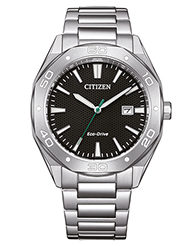 Citizen Solar Armbanduhren Herrenuhren Ziffernblatt: Schwarz Index  Gliederband Solar 100 Meter Ref.-Nr.: BM7631-52E