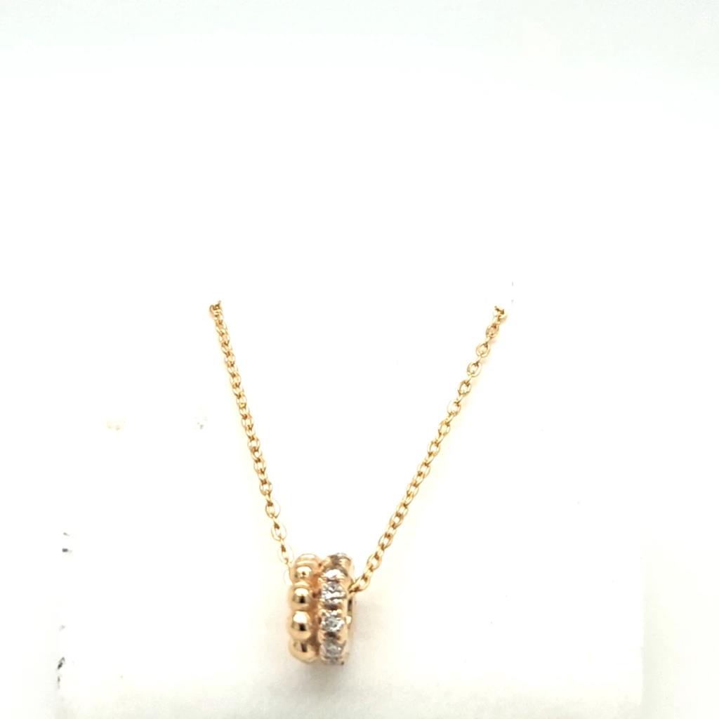 LECARRE Schmuck Halsschmuck Ref.-Nr.: GD153OA.00 750/- Gold, gelb Diamant Gelb Brillantschliff 0,072ct. 