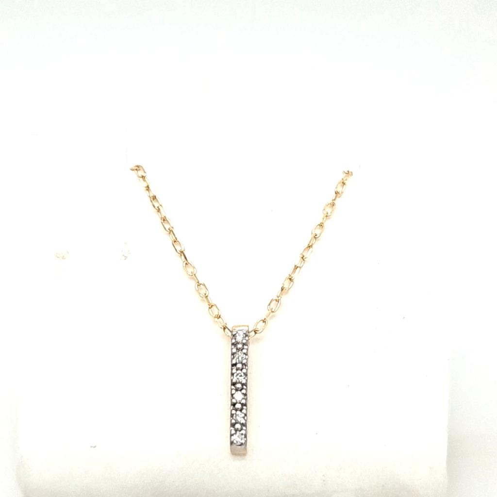 LECARRE Schmuck Halsschmuck Ref.-Nr.: GD166OA.00 750/- Gold, gelb Diamant Brillantschliff 0,024ct.  L&auml;nge 42cm