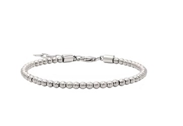 Across Armband Ref.-Nr.: AB14SS Edelstahl L&auml;nge 20+3 cm
