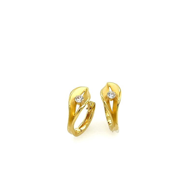 Engelkemper Ohrschmuck Ref.-Nr.: 5-214901-001 925/- Silber, gelb 2 Zirkonia  Wei&szlig; 