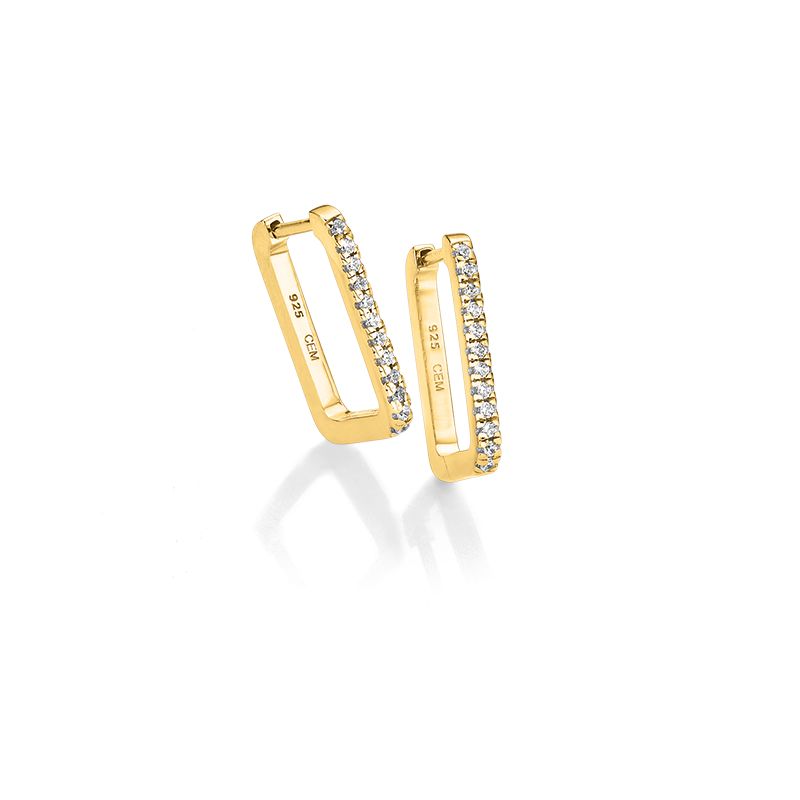 Engelkemper Ohrschmuck Ref.-Nr.: 5-215163-001 925/- Silber, gelb Zirkonia  Wei&szlig; 