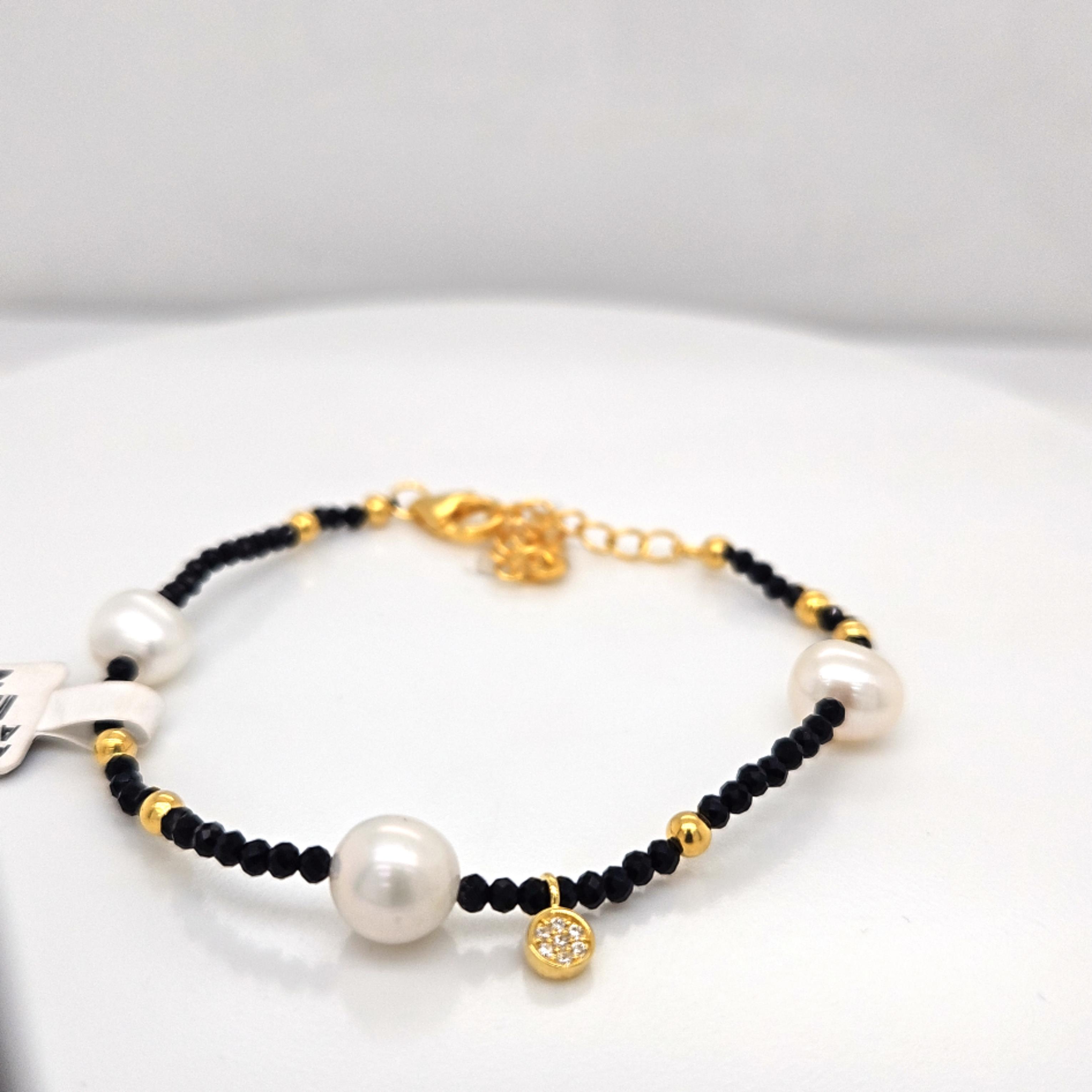 Giorgio Martello Armband Ref.-Nr.: 206489190 925/- Silber, gelb L&auml;nge 19 cm