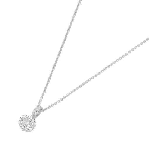 Giorgio Martello Halsschmuck Ref.-Nr.: 912609430 925/- Silber, Rhodiniert Zirkonia  Wei&szlig;  L&auml;nge 43 cm