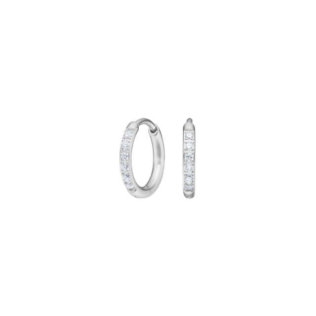 Nordahl Ohrschmuck Ref.-Nr.: 30150243700 Titan Zirkonia  Wei&szlig; 