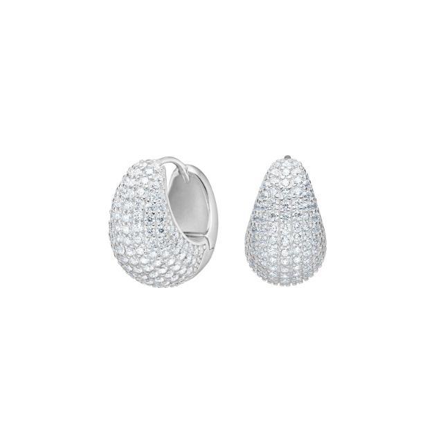 Nordahl Ohrschmuck Ref.-Nr.: 30454400900 925/- Silber, Rhodiniert Zirkonia  Wei&szlig; 