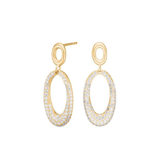 Nordahl Ohrschmuck Ref.-Nr.: 30454485900 925/- Silber, gelb Zirkonia  Wei&szlig; 