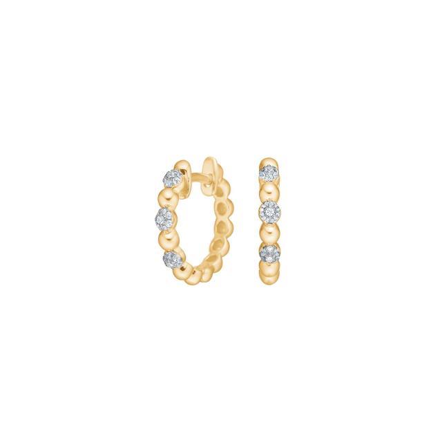 Nordahl Ohrschmuck Ref.-Nr.: 30630005900 925/- Silber, gelb Zirkonia  Wei&szlig; 
