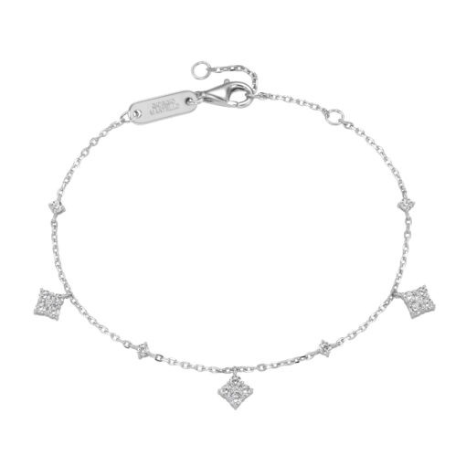 Giorgio Martello Armband Ref.-Nr.: 206379190 925/- Silber, Rhodiniert Zirkonia  Wei&szlig;  L&auml;nge 19cm