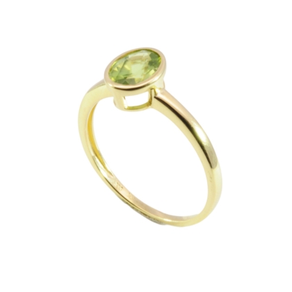Wilhelm M&uuml;ller Ringe Ref.-Nr.: 673012058 333/- Gold, gold  1 Peridot Gr&uuml;n  Ringgr&ouml;&szlig;e 56