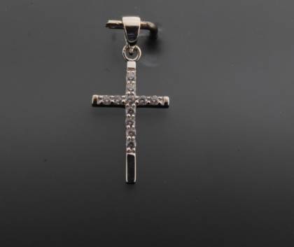 Wilhelm M&uuml;ller Halsschmuck Ref.-Nr.: 760491019 925/- Silber, Rhodiniert  11 Zirkonia  Wei&szlig; 