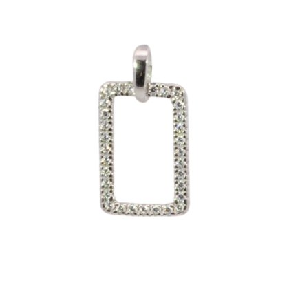 Wilhelm M&uuml;ller Halsschmuck Ref.-Nr.: 762649019 925/- Silber, Rhodiniert  31 Zirkonia  Wei&szlig; 