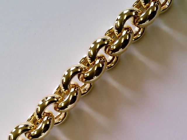 Engelkemper Armband Ref.-Nr.: 5-215785-001 925/- Silber, gelb  L&auml;nge 19cm