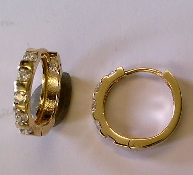 Engelkemper Ohrschmuck Ref.-Nr.: 6-213877-001 333/- Gold, gelb  Zirkonia  Wei&szlig; 