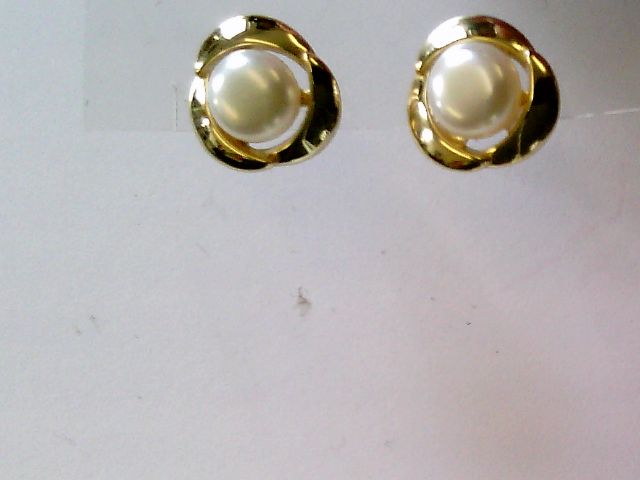 Engelkemper Ohrschmuck Ref.-Nr.: 5-216003-001 925/- Silber, gelb  2 S&uuml;&szlig;wasser Zuchtperle