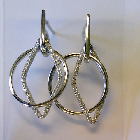 Engelkemper Ohrschmuck Ref.-Nr.: 5-216093-001 925/- Silber, Rhodiniert  Zirkonia  Wei&szlig; 