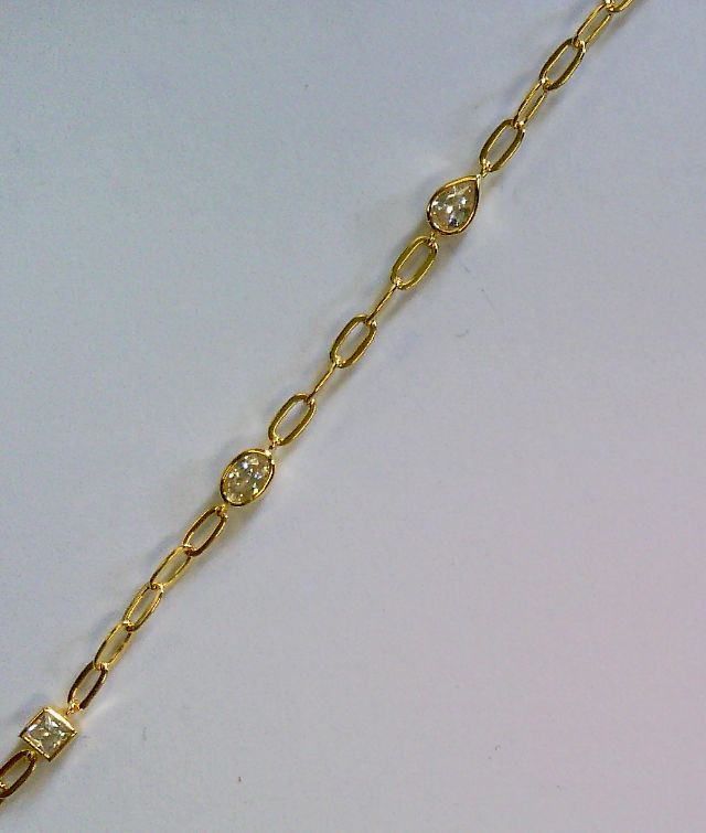 Engelkemper Armband Ref.-Nr.: 5-214856-001 925/- Silber, gelb  Rauchquarz Wei&szlig;  L&auml;nge 17+2 cm