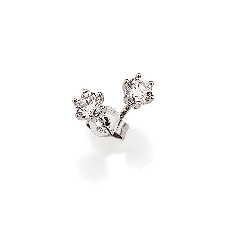 Engelkemper Ohrschmuck Ref.-Nr.: 6-213812-001 585/- Gold, wei&szlig;  2 Labordiamant Top wesselton feines wei&szlig; sehr kleine Einschl&uuml;sse Brillantschliff 