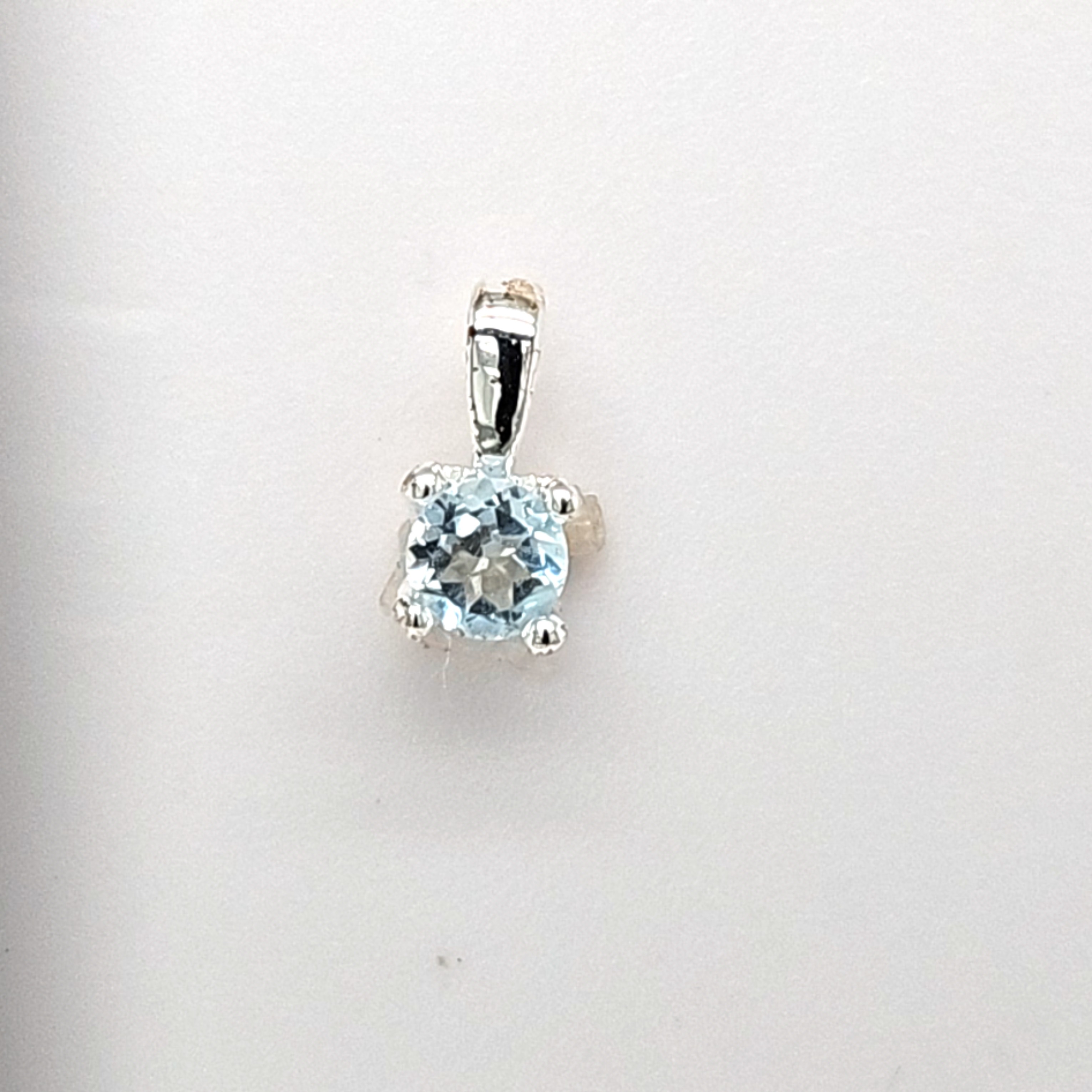 Linkenheil Halsschmuck Ref.-Nr.: 92100-4941 925/- Silber  1 Blautopas beh. blau 