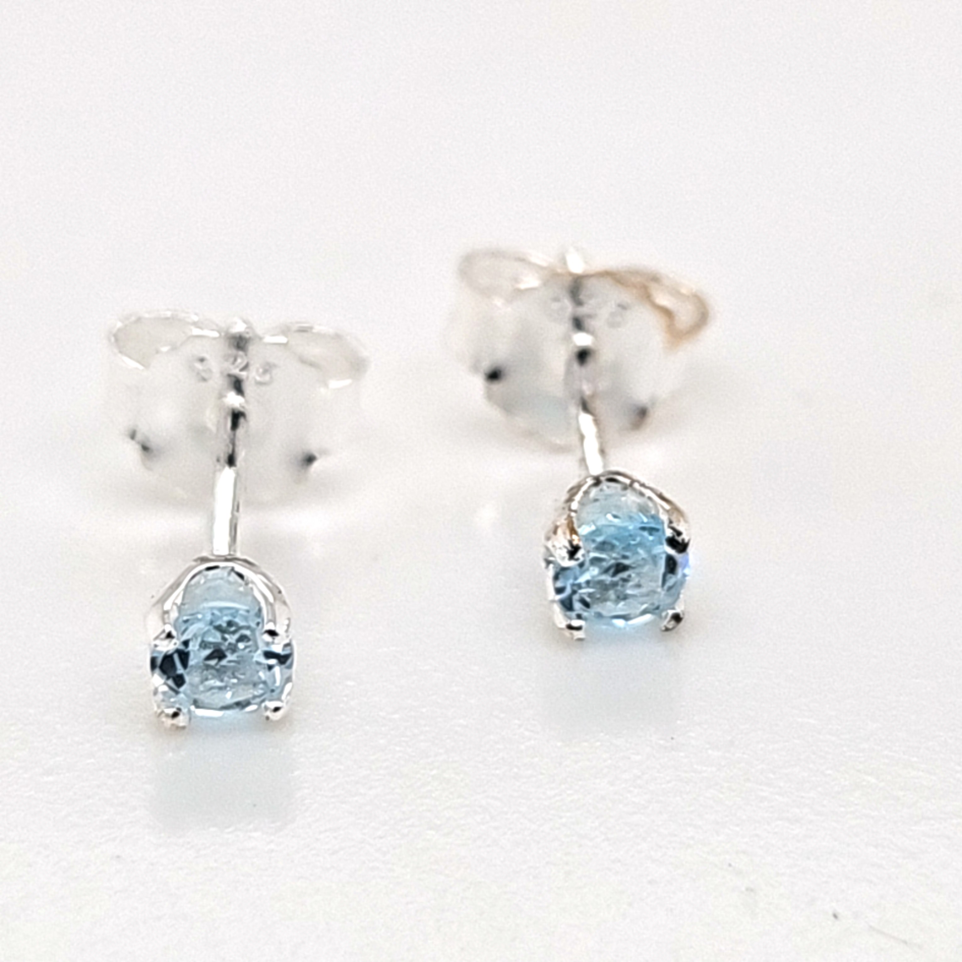 Linkenheil Ohrschmuck Ref.-Nr.: 92101-3941 925/- Silber  2 Blautopas beh. blau 