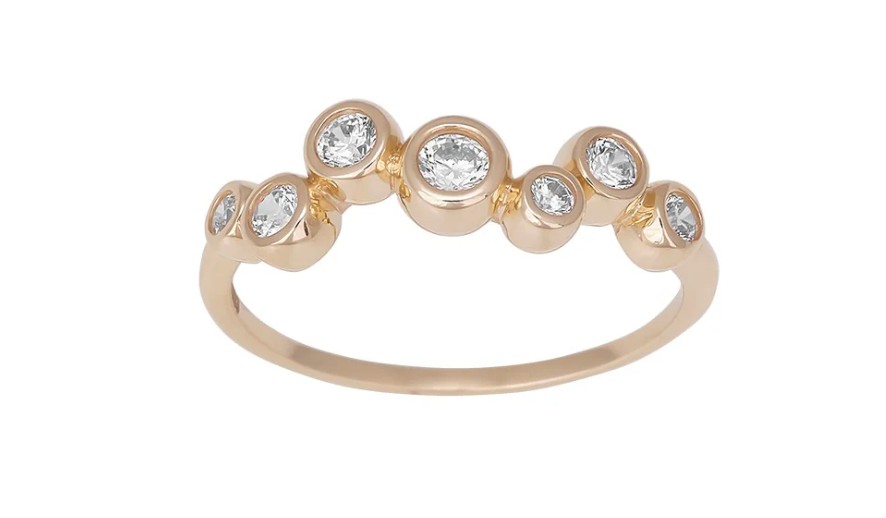 Nordahl Ringe Ref.-Nr.: 10830310300 333/- Gold, gelb  Zirkonia  Wei&szlig;  Ringgr&ouml;&szlig;e 53