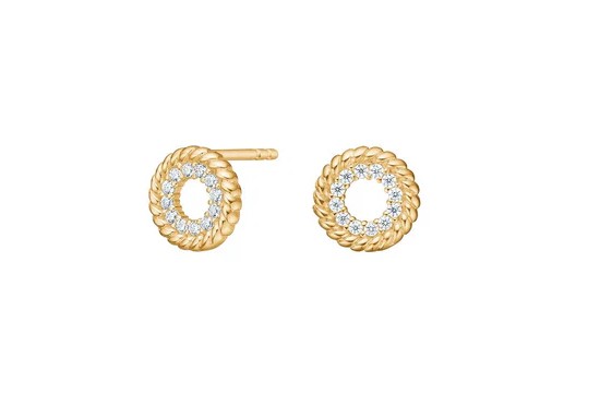 Nordahl Ohrschmuck Ref.-Nr.: 30832520300 333/- Gold, gelb  Zirkonia  Wei&szlig; 