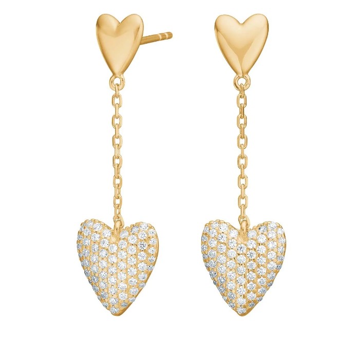 Nordahl Ohrschmuck Ref.-Nr.: 30600225900 925/- Silber, gelb  Zirkonia  Wei&szlig; 