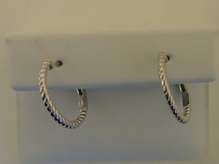 Max Fr&ouml;hlich Ohrschmuck Ref.-Nr.: 201/197712 925/- Silber, Rhodiniert 