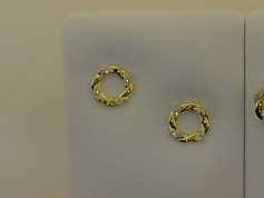 Max Fr&ouml;hlich Ohrschmuck Ref.-Nr.: 201/197702 925/- Silber, gelb  Zirkonia  Wei&szlig; 