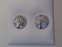 Max Fr&ouml;hlich Ohrschmuck Ref.-Nr.: 201/198116 925/- Silber, Rhodiniert 