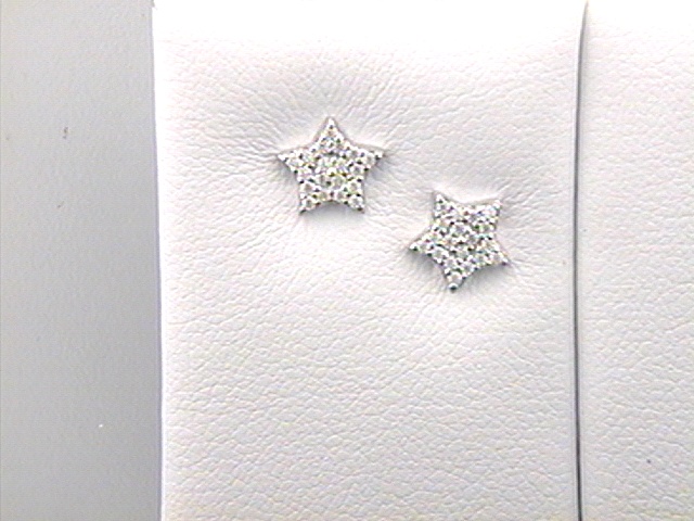 Max Fr&ouml;hlich Ohrschmuck Ref.-Nr.: 494/178980 925/- Silber, Rhodiniert  Zirkonia  Wei&szlig; 