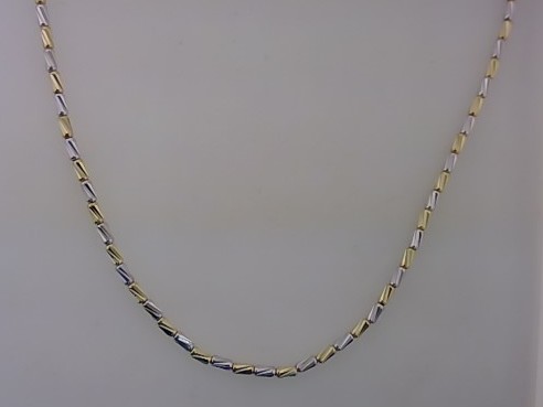 Max Fr&ouml;hlich Mio Fallegro Halsschmuck Ref.-Nr.: 660/197225/45 585/- Gold, bicolor  L&auml;nge 45 cm