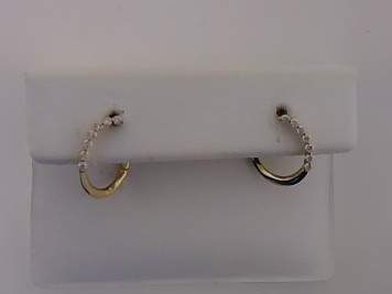 Max Fr&ouml;hlich Mio Fallegro Ohrschmuck Ref.-Nr.: 709/197248 585/- Gold, gelb  14 Diamant Wesselton  Weiss kleine Einschl&uuml;sse Brillantschliff 0,14ct. 