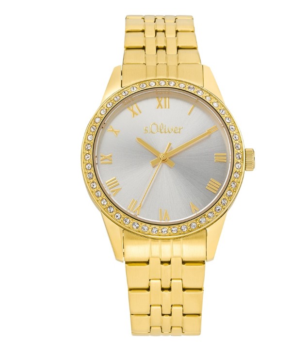 Ref.-Nr.: 2035433 Edelstahl,Uhren,21cm,IP gold