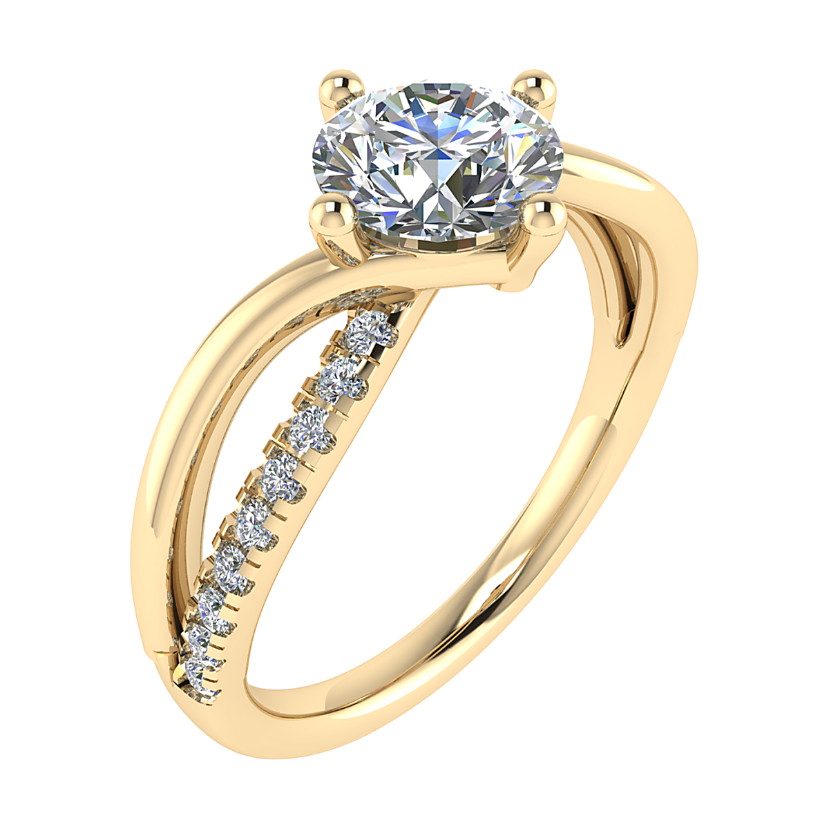 Deze 14k gouden diamanten criss-cross ring, heeft een elegant ontwerp. Gemaakt van 14-karaats goud, is de ring versierd met een briljant geslepen diamanten van totaal 0,36 karaat. Perfect voor een verfijnde look, de ring is ideaal te combineren met andere gouden sieraden voor speciale gelegenheden. Draag hem op maat 54 voor de beste pasvorm.