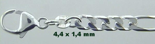 Max Fr&ouml;hlich Armband Ref.-Nr.: F28300/19 925/- Silber, wei&szlig; L&auml;nge 19cm