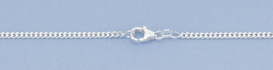 Max Fr&ouml;hlich Ketten Ref.-Nr.: 7050/36 925/rh/- Silber, Rhodiniert L&auml;nge 36cm