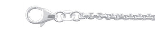Halsschmuck Ref.-Nr.: F131659/70 925/rh/- Silber, Rhodiniert L&auml;nge 70cm
