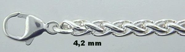 Max Fr&ouml;hlich Armband Ref.-Nr.: F86379/19 925/- Silber, wei&szlig; L&auml;nge 19cm