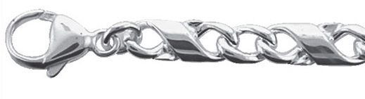 Halsschmuck  Silber L&auml;nge 50cm