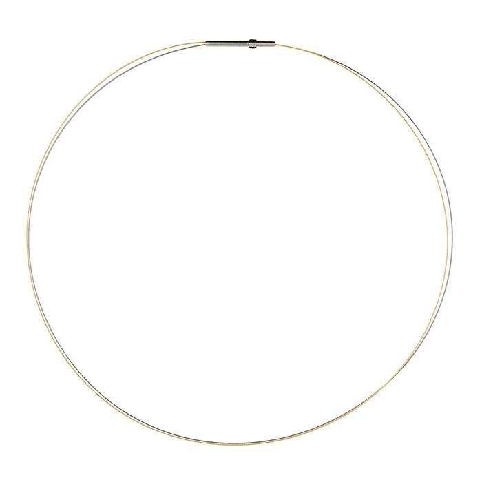 Ernstes Design Halsschmuck Ref.-Nr.: DS2C.BI.45 EST/- Edelstahl, bicolor L&auml;nge 45cm