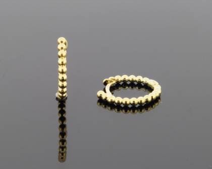Wilhelm M&uuml;ller Ohrschmuck Ref.-Nr.: 743089019 925/GP/- Silber, gelb