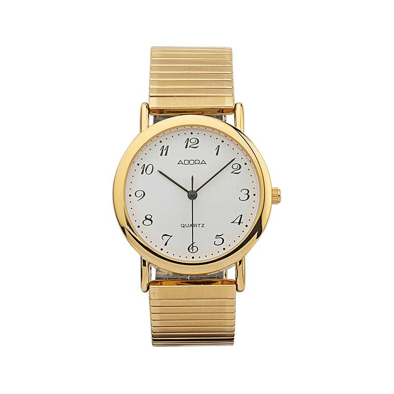 Adora Herrenuhren Zugband Metall Quartz 30 Meter Ref.-Nr.: 1-111523-001