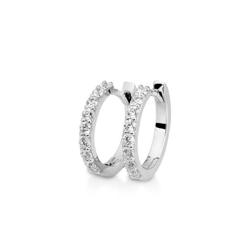 Saint Maurice Ohrschmuck Ref.-Nr.: 0660898-0 750/- Gold, wei&szlig; 16 Diamant Top wesselton feines wei&szlig; kleine Einschl&uuml;sse Brillantschliff 0,48ct. 