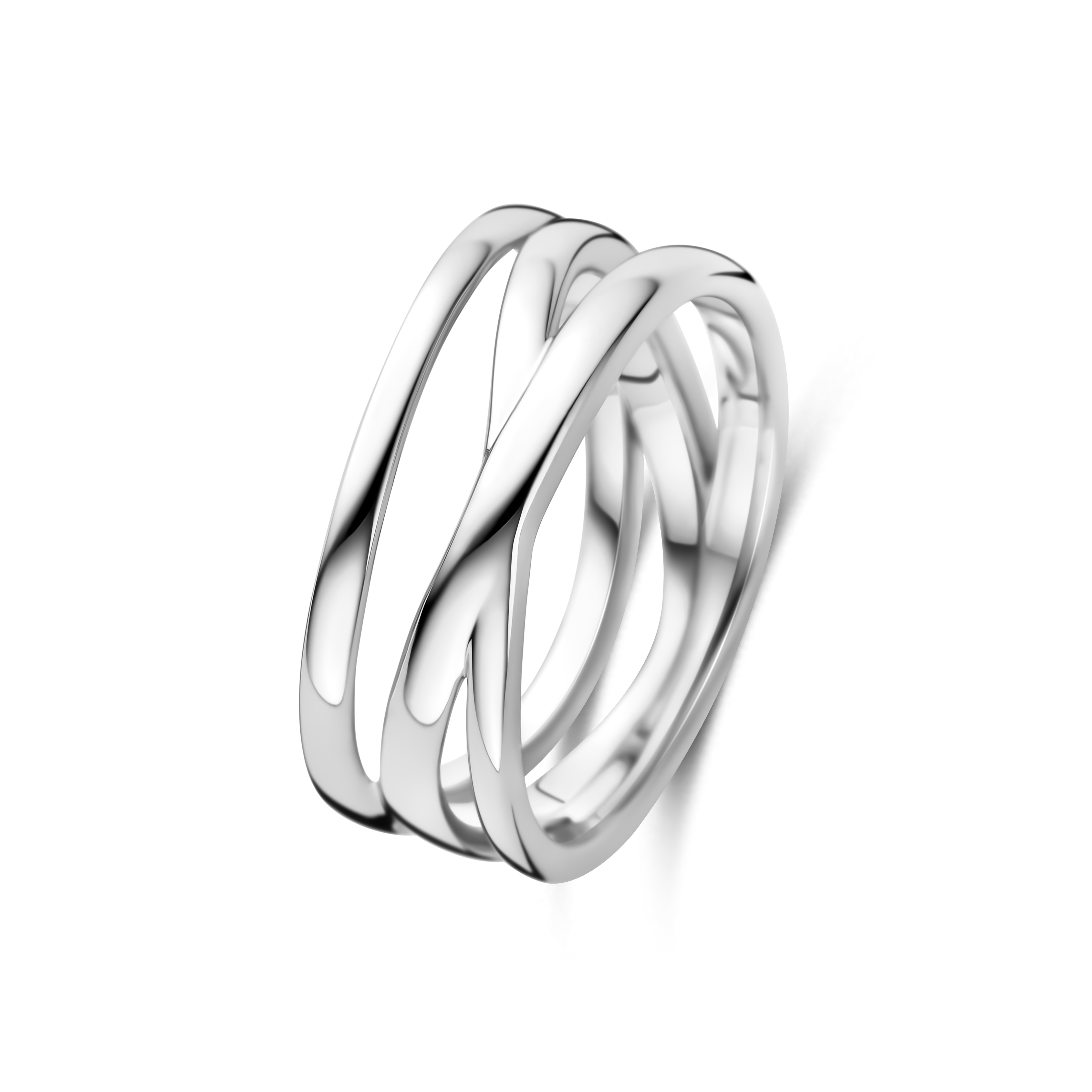 zilveren RdL ring, 3 in 1 poly mt56