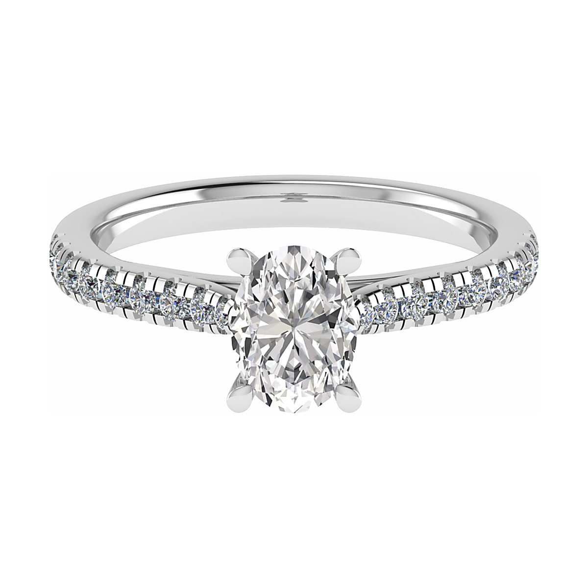 Deze prachtige ring van 2.09 karaat met ovale lab-grown diamant in platina, modelnummer RMS, is perfect voor een verloving. Vervaardigd van 950 platina, straalt deze ring luxe uit. De diamant heeft een VS1 zuiverheid en E-kleur voor de mooiste schittering. Draag het om een speciale gelegenheid te vieren en straal elegantie uit. Maat: 53.